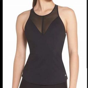 White Alo motivate bra tank